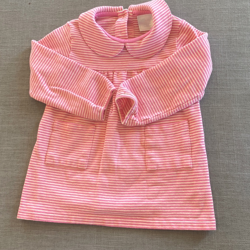 Girls Little English Long Sleeve Knit Dress
